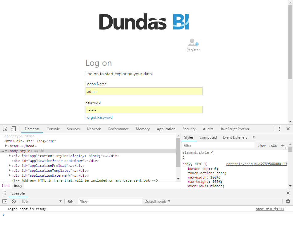 Google Chrome's developer tools