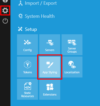 Application styling