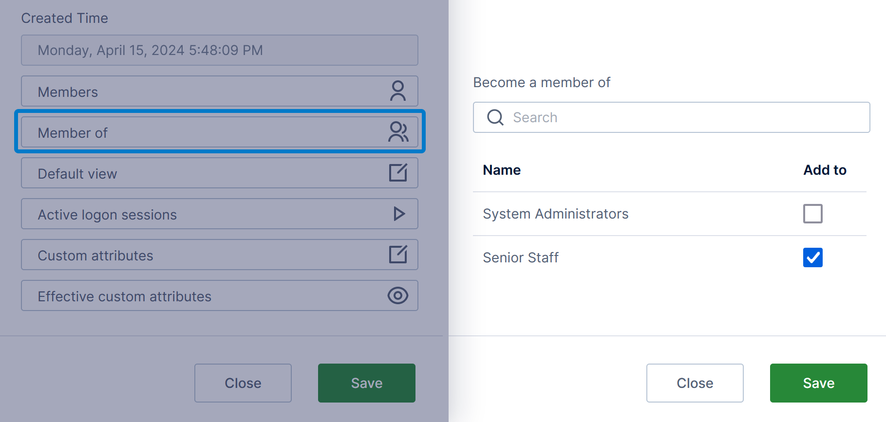 Select one or more groups to join