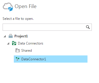 Select data connector to override