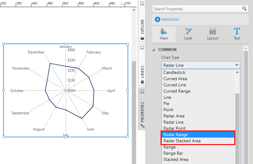 Setting the series Chart Type property