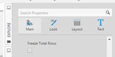 Freeze Total Rows property