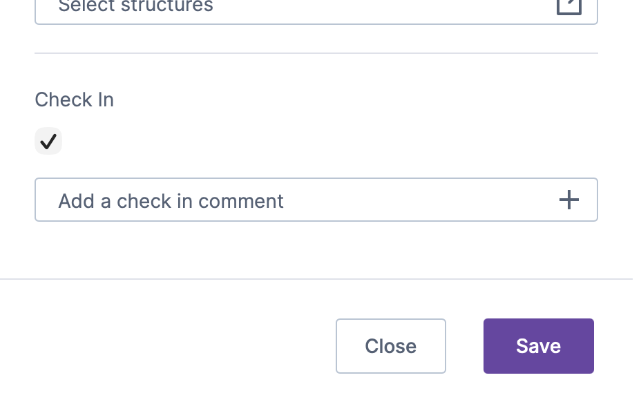 Save button