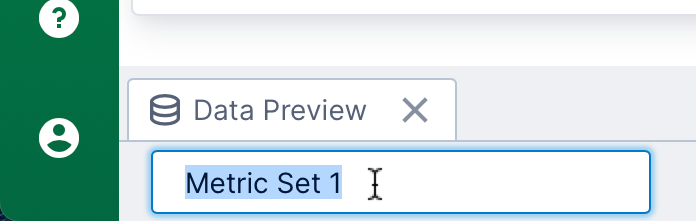Renaming from the status bar