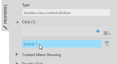 Click an action to configure it