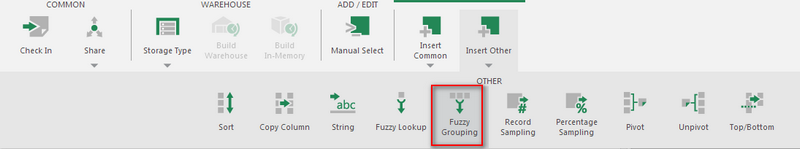 Toolbar option
