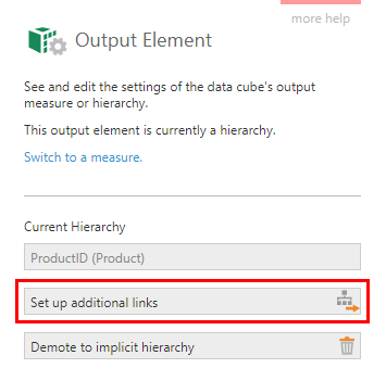 Set up additional links