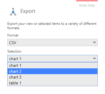 Export to CSV format