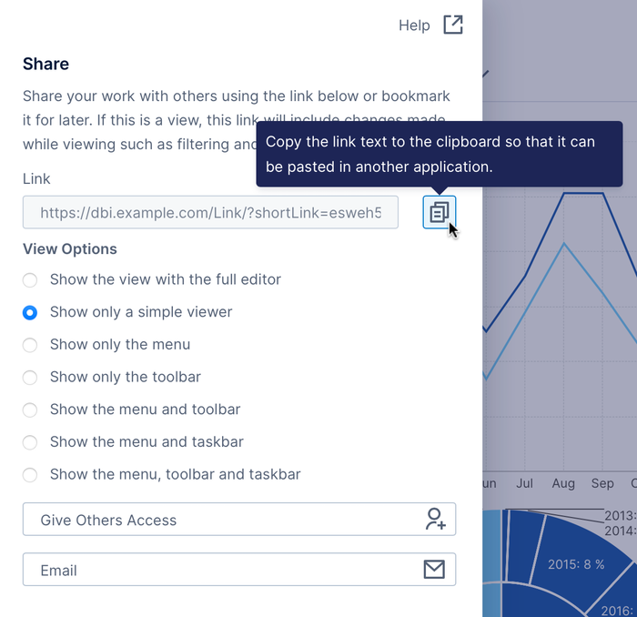 Choose a viewer configuration option