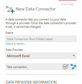 Set up a new data connector