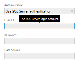 SQL Server authentication method