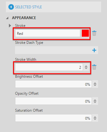 Changing the Selected Links style