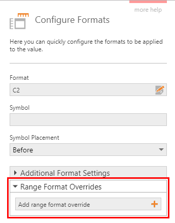 Add a range format override
