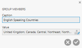 Group Members popup