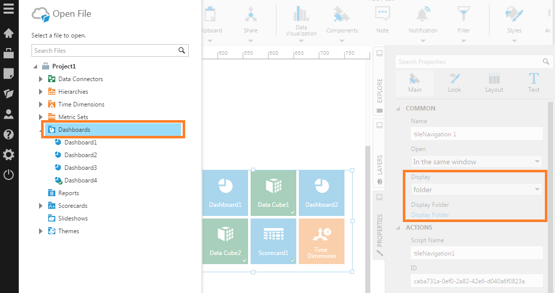 Folder option