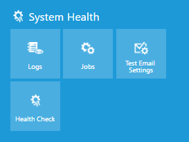 System Health options
