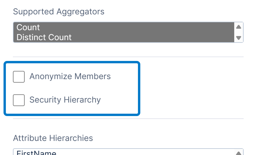 Security options