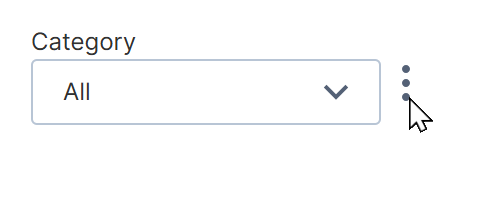 Token menu