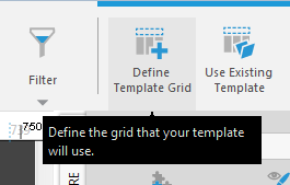 Define template grid