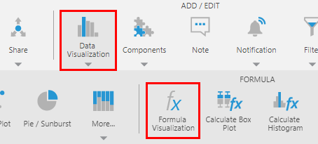 Select Formula Visualization from the toolbar