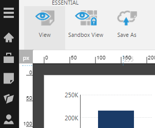 View and Sandbox View options in the toolbar