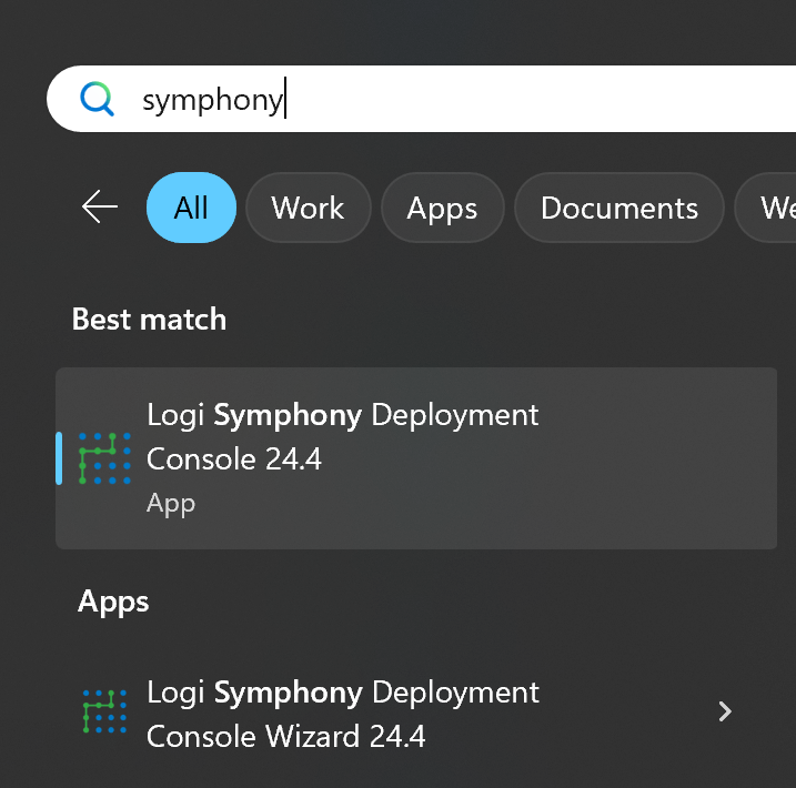 Launching the Deployment application