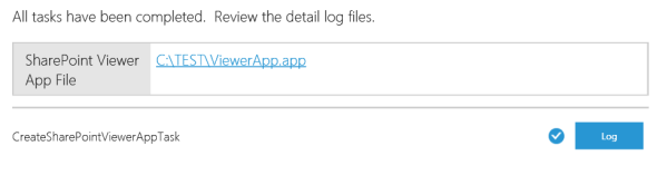 ViewerApp.app file created successfully