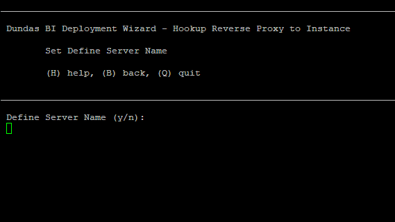 Proxy server name