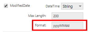 Set the format when converting DateTime to String