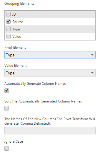 Automatically generating column names