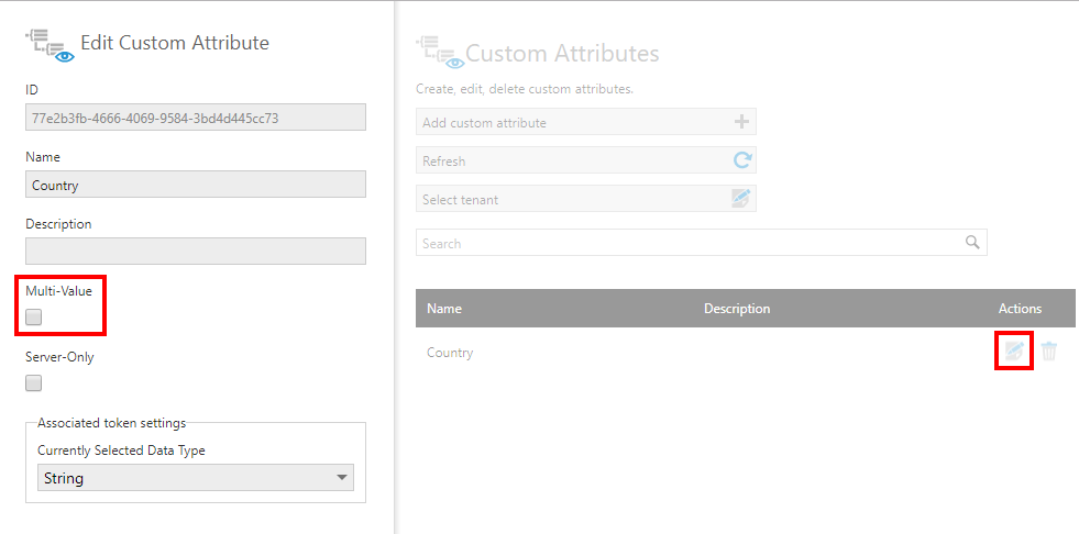 Edit the custom attribute and change it to multi-value