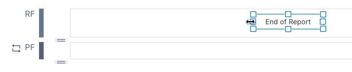 Double-click a resize handle to expand that side to the region edge